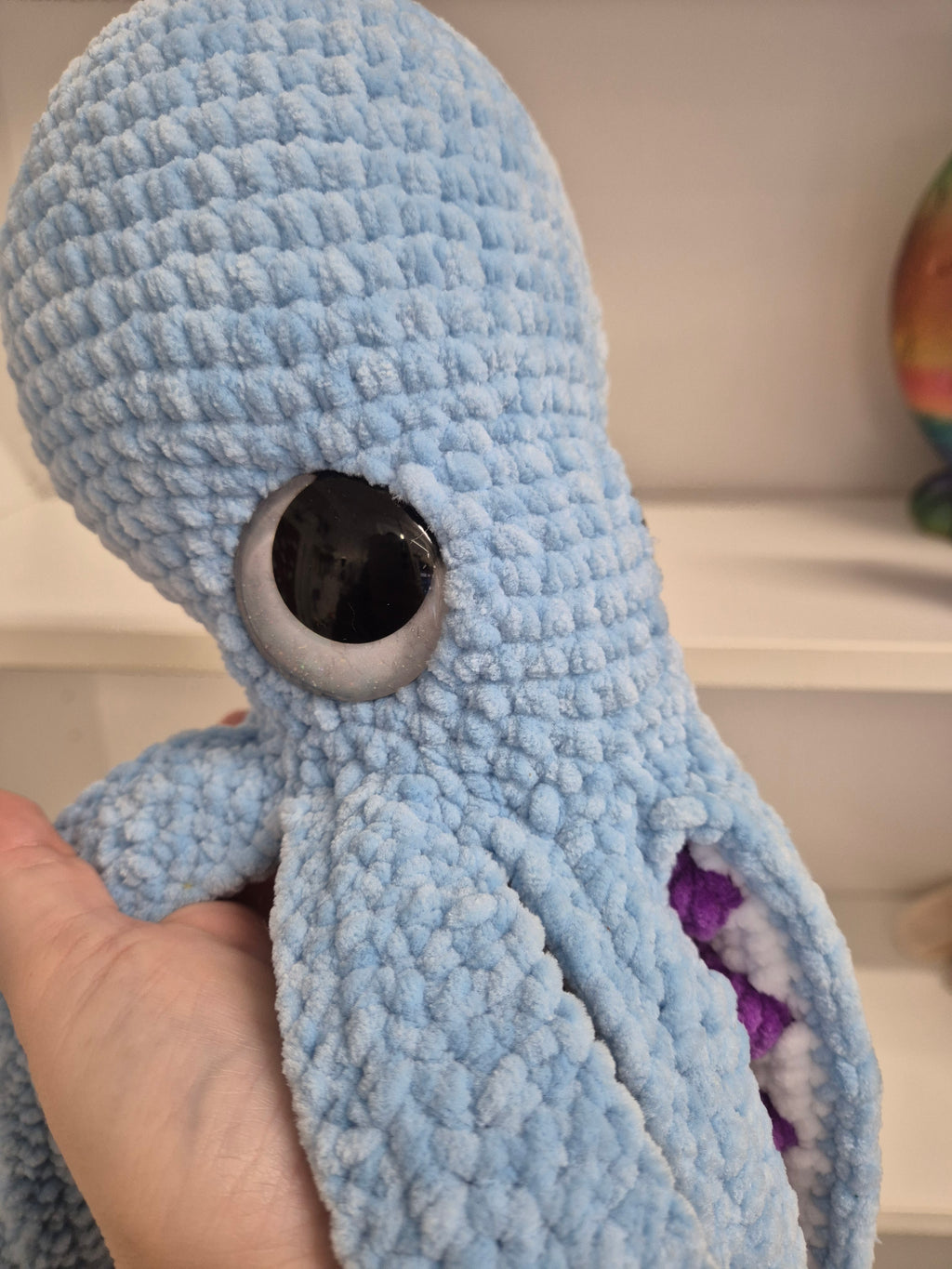 Large  Blue Rainbow Octopus