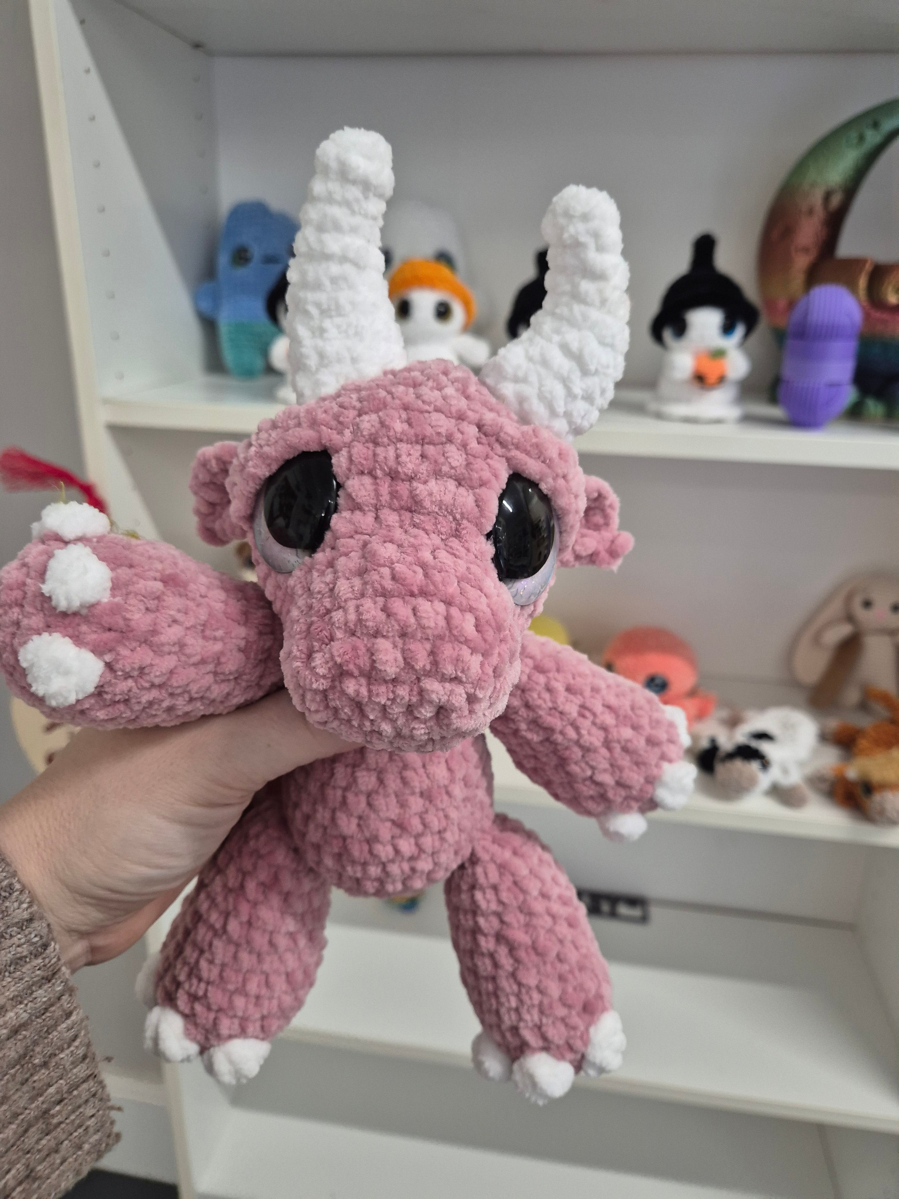Pink Dragon Cuddle Buddy