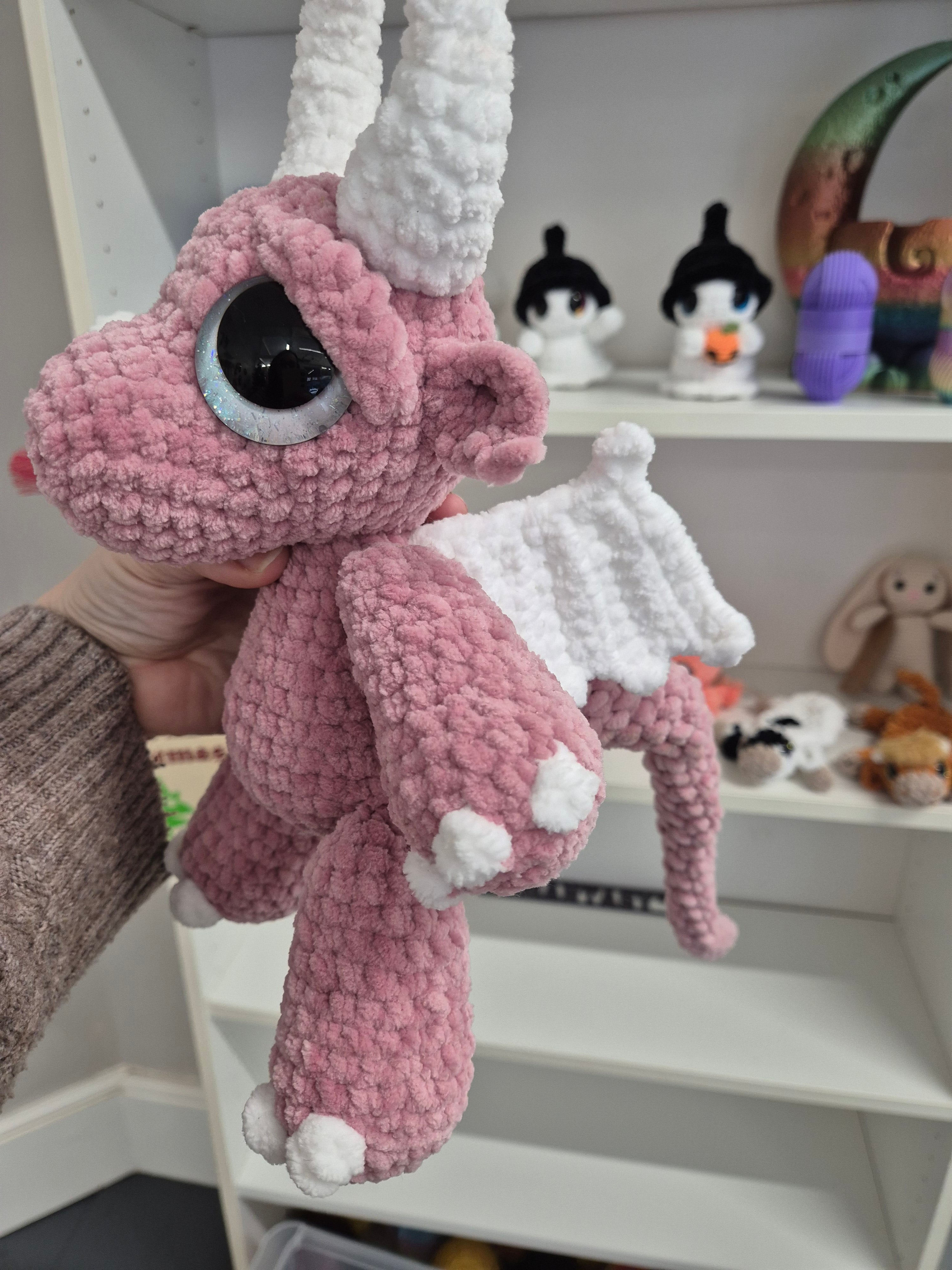 Pink Dragon Cuddle Buddy