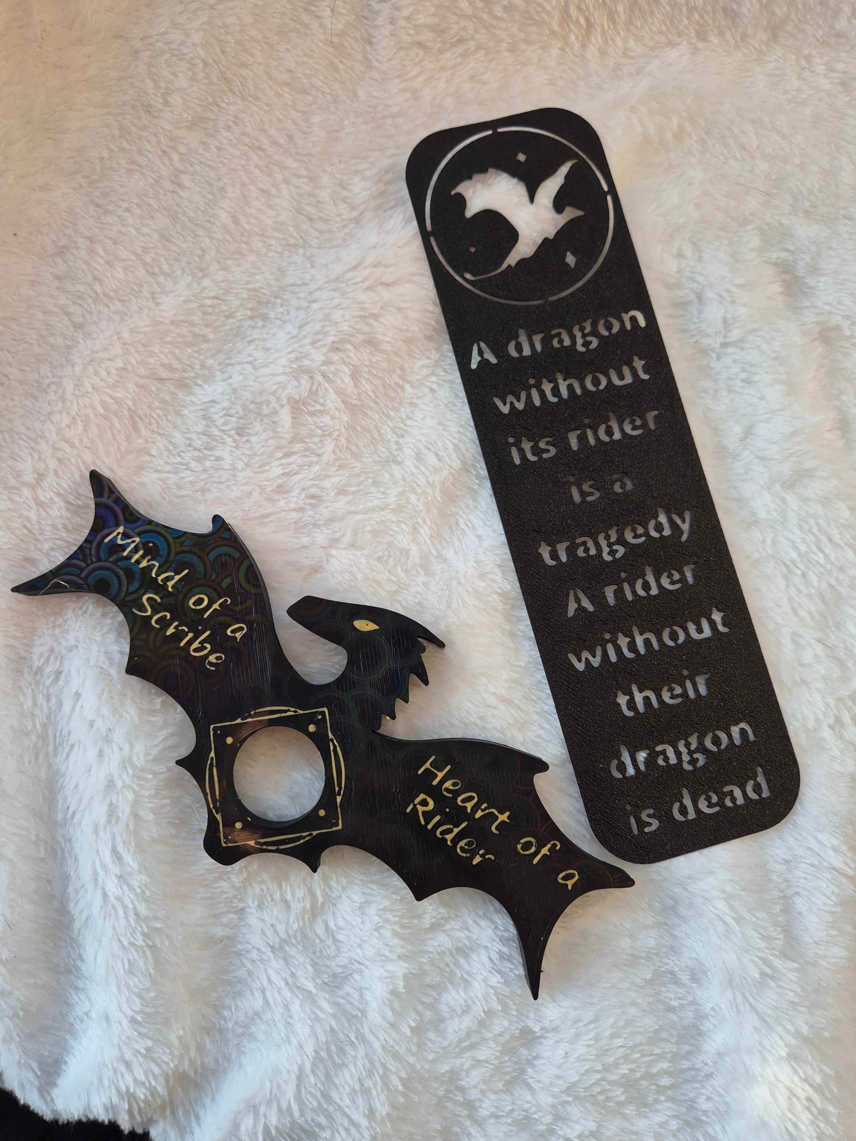 Dragon Bookmark and page minder set