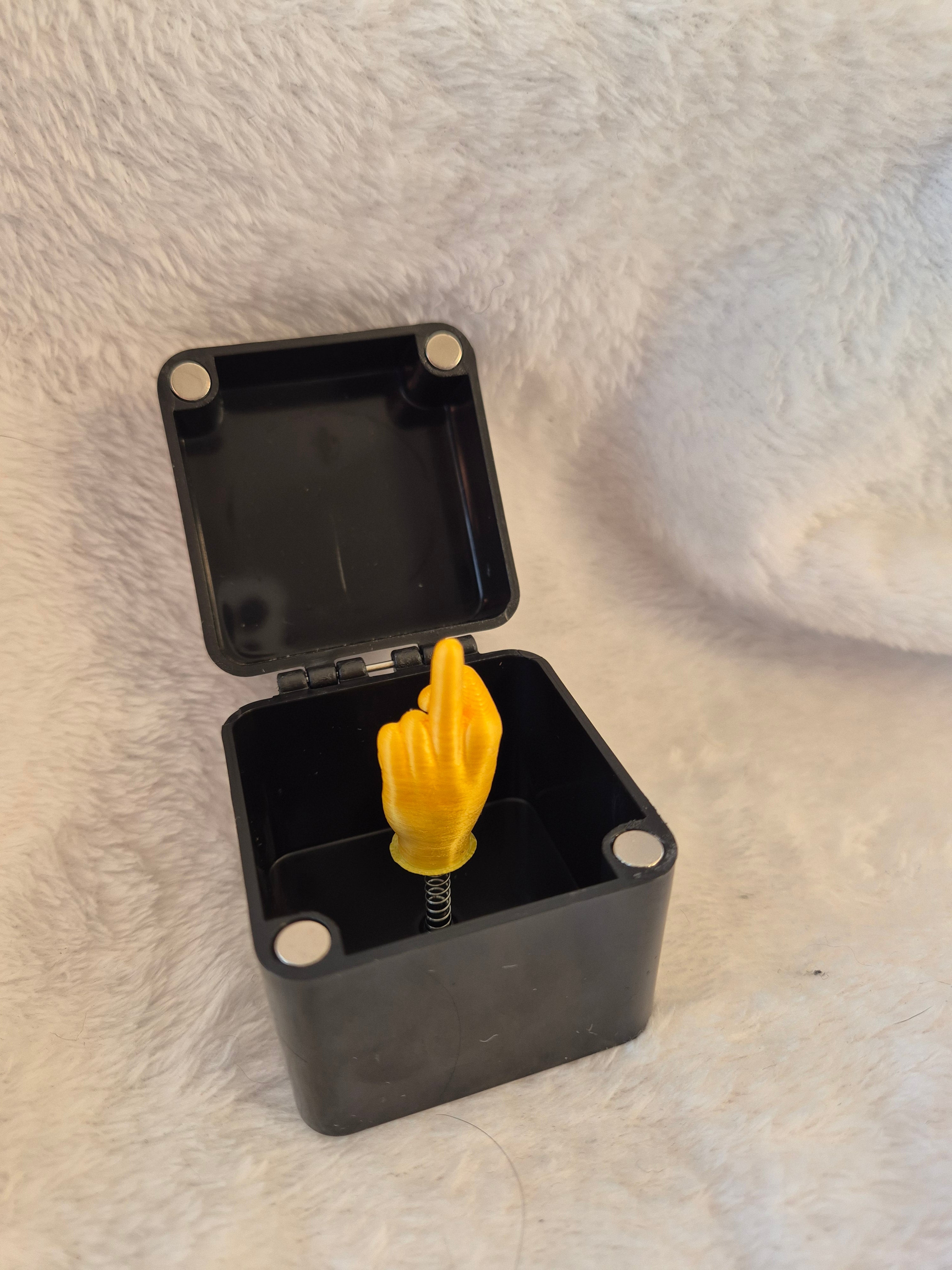 Gift box - middle finger